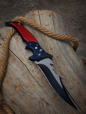Safety Cutting OTF Spring Assisted Fast Open Knife_img_2