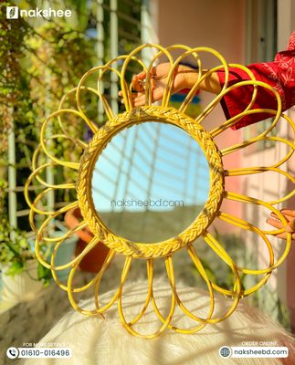 Rattan Frame Mirror RM03_img_1