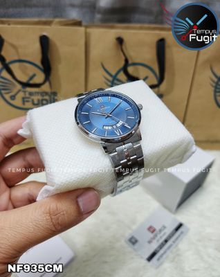 Naviforce 9238 Gents Chain Watch- Blue Dial- Silver Bezel- Silver Chain- TF Code NF935CM_img_9