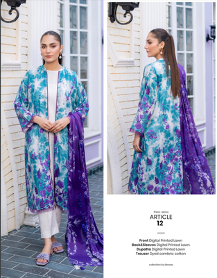 IRA by Binaas 3 Piece Printed Lawn Collection_img_2