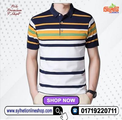 Stylish Half Sleeve Polo T-Shirt (Code: 74920)_img_0