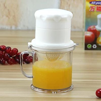 Manual Hand Press Juicer Squeezer Multifunctional Food Grade PP Small Portable Kitchen Appliance Fruit Extractor_img_2