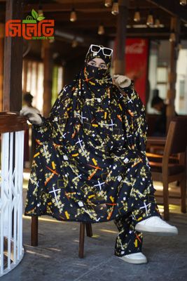 Elegant Palazzo long Khimar Set_img_1