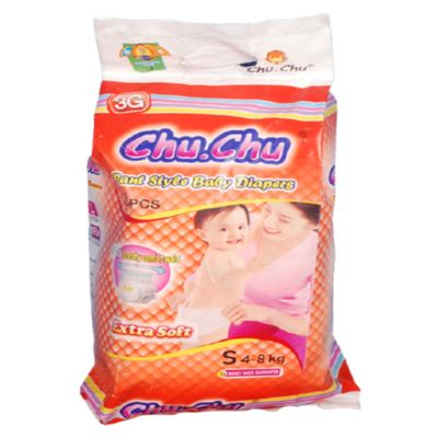 Chu Chu baby Diaper pant system S -5p 4-8kg_img_1