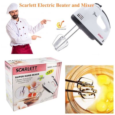 Scarlett - Electric Egg Beater and Mixer for Cake Cream - White_img_2