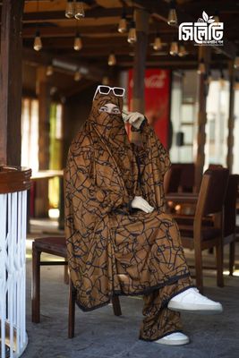 Elegant Palazzo long Khimar Set_img_2