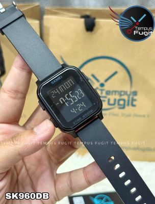 SKMEI 1858 Digital Watch- Black Dial- Black Bezel- Black Strap- TF Code SK960DB_img_10