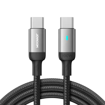Joyroom S-CC100A10 100W Nylon Type-C To Type-C Cable 1M_img_0