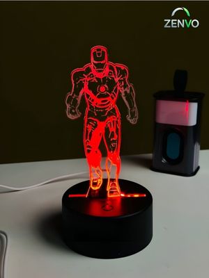 GearUP Acrylic Multicolor Night Lamp (IRON MAN) – WHITE_img_0