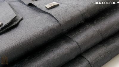 Luxe Solid Black Panjabi