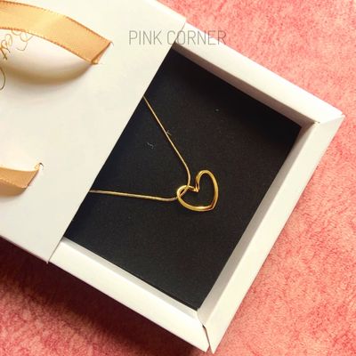 LOVE SHAPE NECKLECE WITH WHITE GIFT BOX_img_1