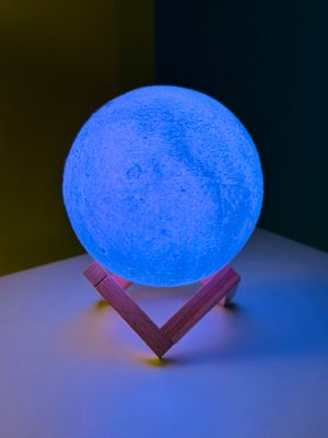 Rechargeable 3D Moon Lamp With Remote -18 CM_img_1