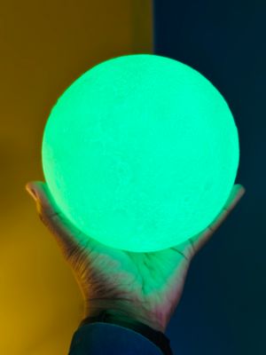 Rechargeable 3D Moon Lamp With Remote -18 CM_img_3