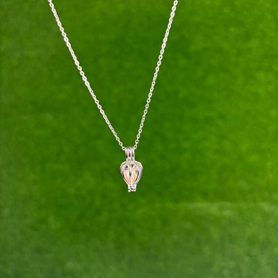 Love Pearl Necklace Gift Box Freshwater Pearl Jewelry_img_1