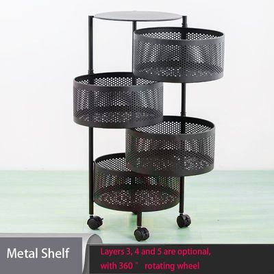 4 Layer Round Shape Kitchen Rack_img_2