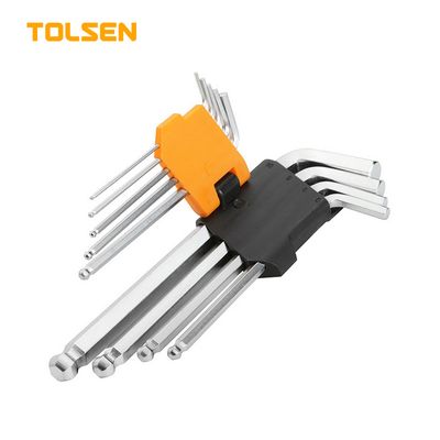 TOLSEN 9pc Ball Point Long Arm Hex Key Set Model : 20053_img_0
