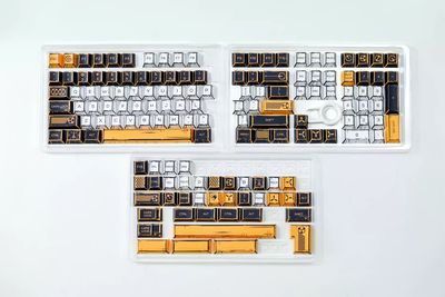 Comic Styled Virtual War PBT 150 Keys Keycaps Set_img_0