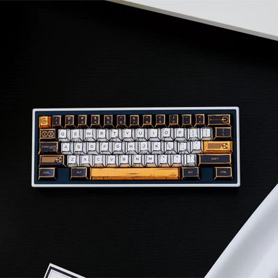 Comic Styled Virtual War PBT 150 Keys Keycaps Set_img_2