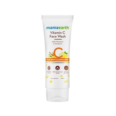 Mamaearth Vitamin C Face Wash with Turmeric – 100ml | - 72859_img_0