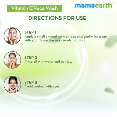 Mamaearth Vitamin C Face Wash with Turmeric – 100ml | - 72859_img_1