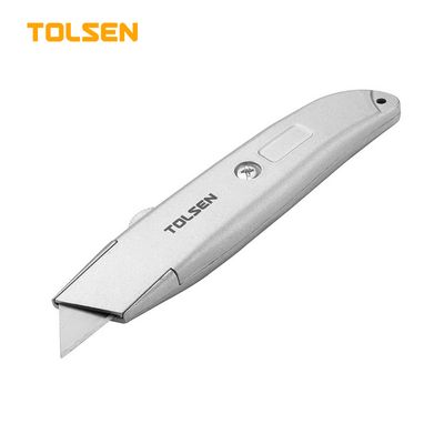 TOLSEN Retractable Utility Cutter (61x19mm) Aluminium Body Box Cutter Model: 30008_img_0
