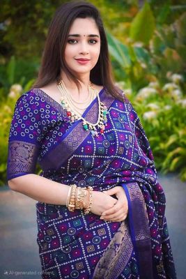 ভাইরাল পিওর সিল্ক বাটিক শাড়ীর সাথে ব্লাউজ পিস আছে_img_0