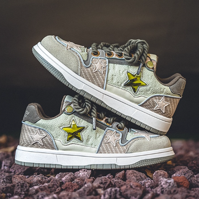 Men's Thick-soled Star Sneakers_img_1