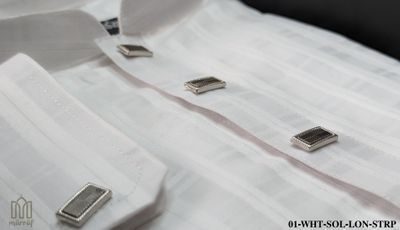 Classic White Panjabi Featuring Long Strap_img_2