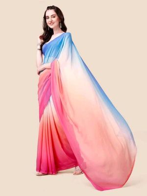 রেইনবো জর্জেট শাড়ি_img_1