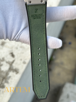 Hublot Geneve Chronograph Green strap AA_img_3