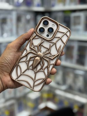 Matte 3D Spider Hollow Out Heat Dissipation Soft Case_img_1