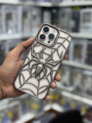 Matte 3D Spider Hollow Out Heat Dissipation Soft Case_img_3