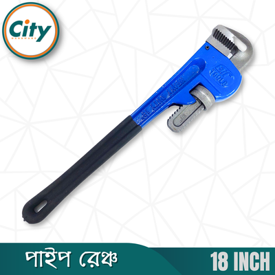 ১ পিস হেভি ডিউটি পাইপ রেঞ্চ ১২, ১৪ অথবা ১৮ ইঞ্চি সাইজের অ্যাডজাস্টেবল স্প্যানার সফট রাবারের গ্রিপসহ পাইপ রেঞ্চ_img_3