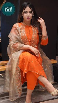 এমব্রয়ডারি রেডিমেড থ্রি পিস_img_2