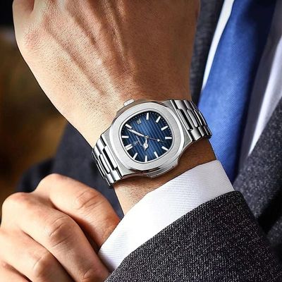Poedagar 613: The Ultimate Luxury Stainless Steel Watch_img_1
