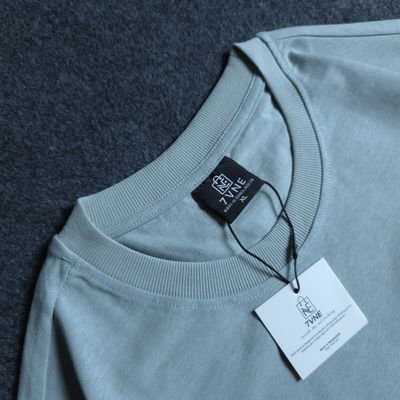 Just Me Bro (Light Stone Blue) - Premim Oversized Drop Shoulder T-shirt_img_5