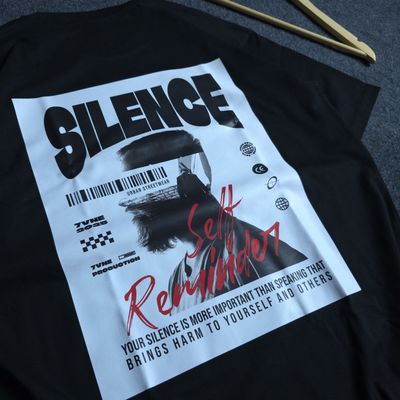 Silence Streetwear 🤫 (Limited Edition) - Premium Oversized Drop Shoulder T-shirt_img_2