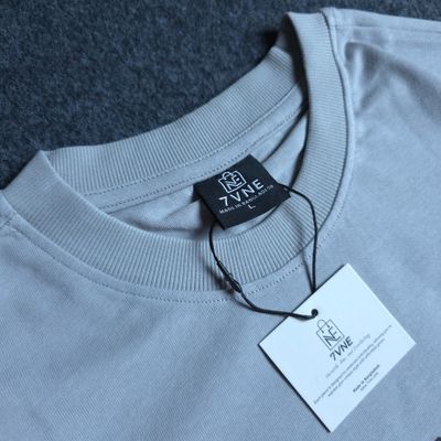 Korean Cat Enjoying The Wind (Light Grey) - Oversized Drop Shoulder T-shirt_img_5