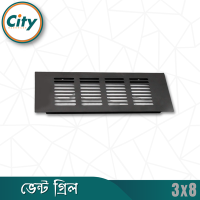 ১ পিস ৩x৮ ইঞ্চি এয়ার ভেন্ট গ্রিল কালো ক্যাবিনেট এয়ার আউটলেট কভার কাপবোর্ড ওয়ারড্রোব ভেন্টিলেশন গ্রিল ডেকোরেটিভ এয়ার পাস গ্রিল_img_1