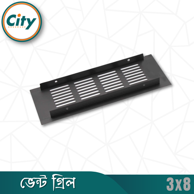 ১ পিস ৩x৮ ইঞ্চি এয়ার ভেন্ট গ্রিল কালো ক্যাবিনেট এয়ার আউটলেট কভার কাপবোর্ড ওয়ারড্রোব ভেন্টিলেশন গ্রিল ডেকোরেটিভ এয়ার পাস গ্রিল_img_2