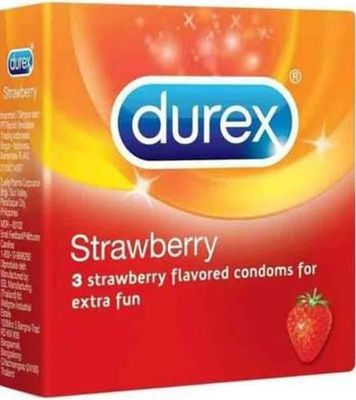 durex strawberry flavour 3 pcs_img_0