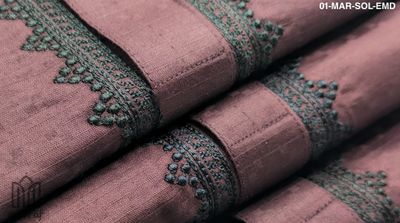 Elegant Maroon Embroidered Panjabi_img_5