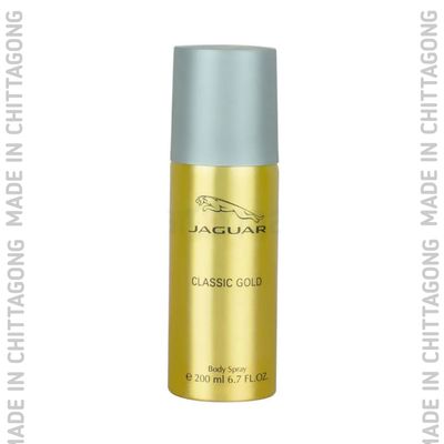 Jaguar Classic Gold Body Spray - 200ml_img_0