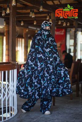 Elegant Palazzo long Khimar Set_img_0