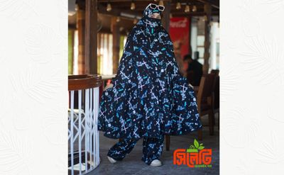 Elegant Palazzo long Khimar Set_img_3