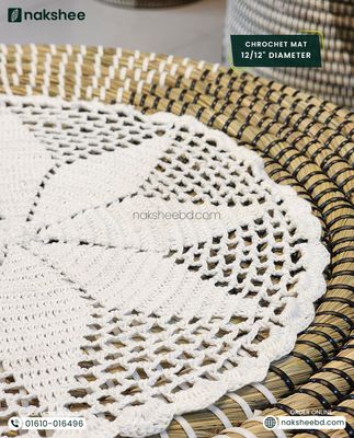 Round Crochet Mat (12/12" diameter)_img_1
