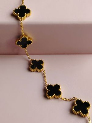 Obsidian chain bracelet_img_0