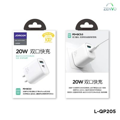 Joyroom L-QP205 20W dual ports fast wall charger_img_1