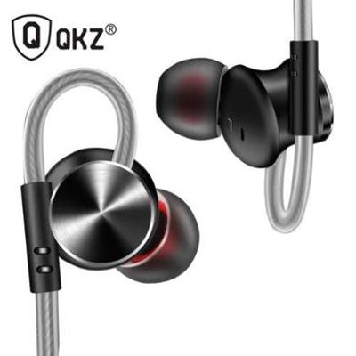 QKZ DM10 Zinc Alloy HiFi Earphone In Ear Earphone - Black_img_1