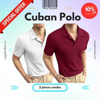 2 pieces combo Premium Knit Cuban Polo 07_img_0